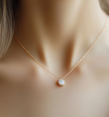Bijoux minimalistes en finition dorée